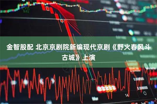 金智股配 北京京剧院新编现代京剧《野火春风斗古城》上演